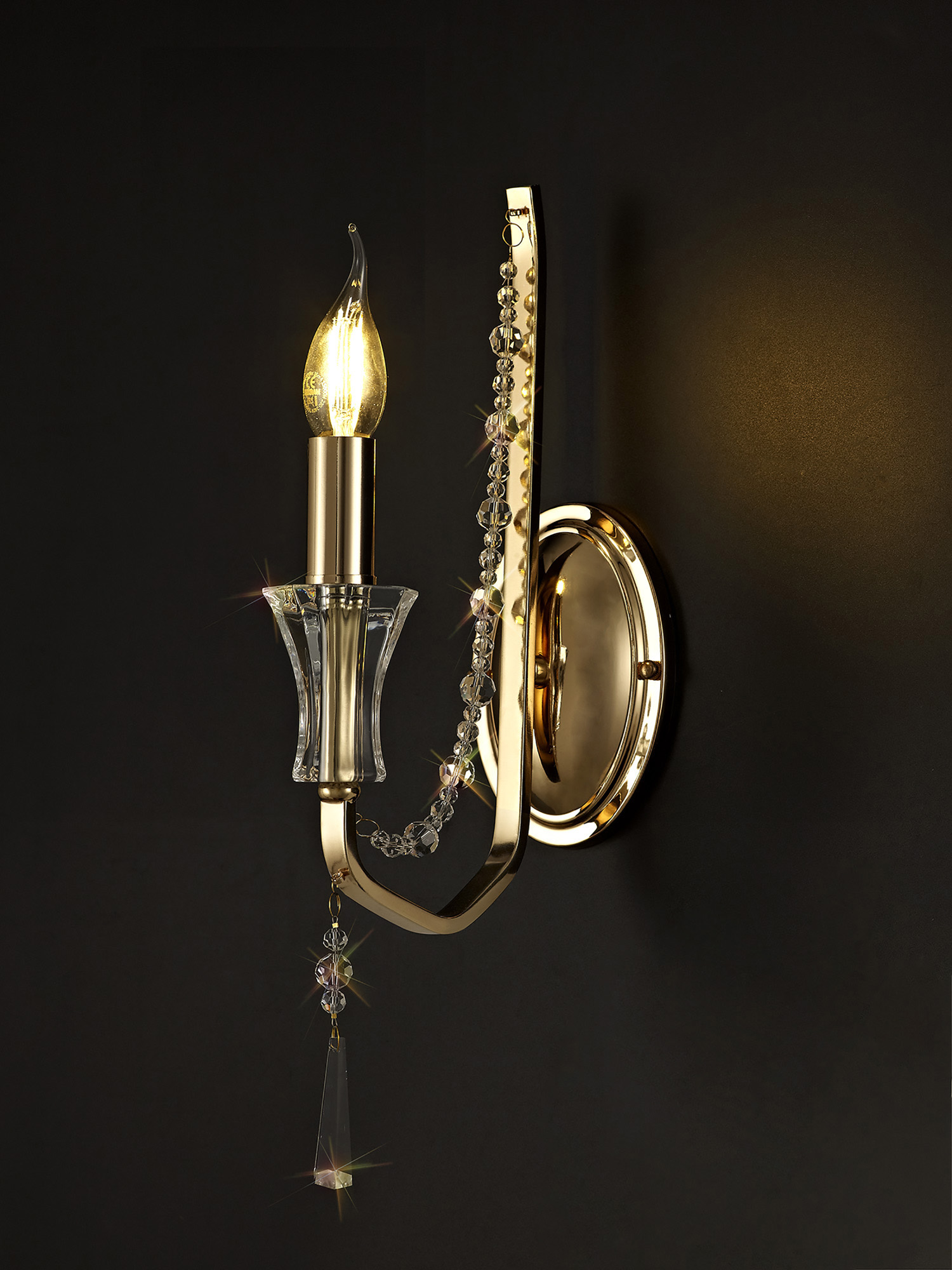 IL31750  Armand Wall Lamp 1 Light French Gold